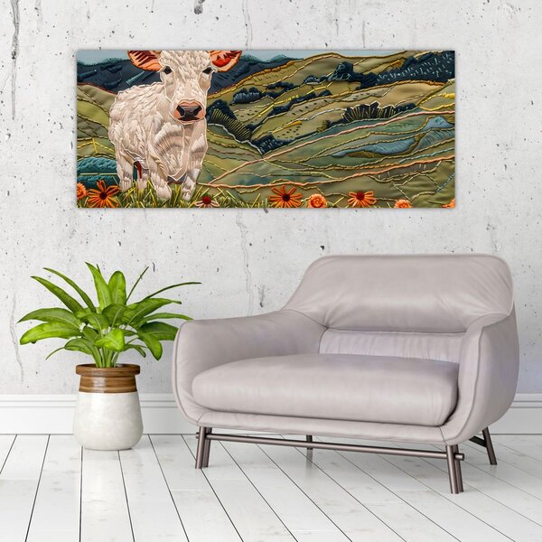 Kép - Kötött motívum utánzata (120x50 cm)