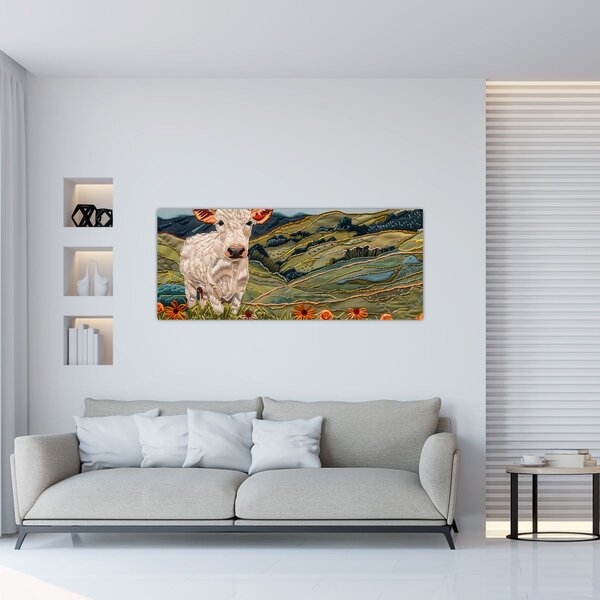 Kép - Kötött motívum utánzata (120x50 cm)