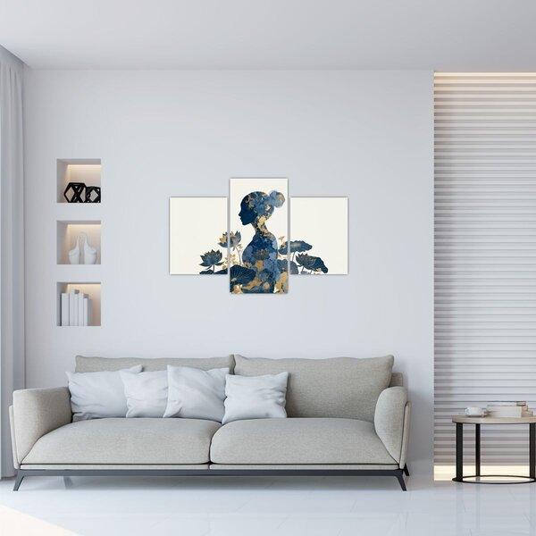 Kép - Márvány női profil (90x60 cm)