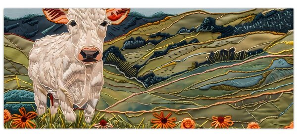 Kép - Kötött motívum utánzata (120x50 cm)