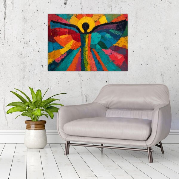 Kép - Festett angyal (70x50 cm)