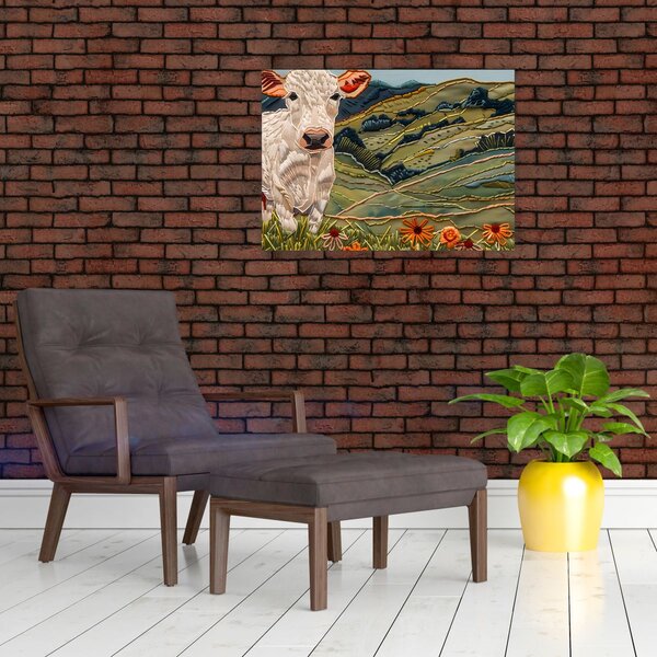 Kép - Kötött motívum utánzata (70x50 cm)