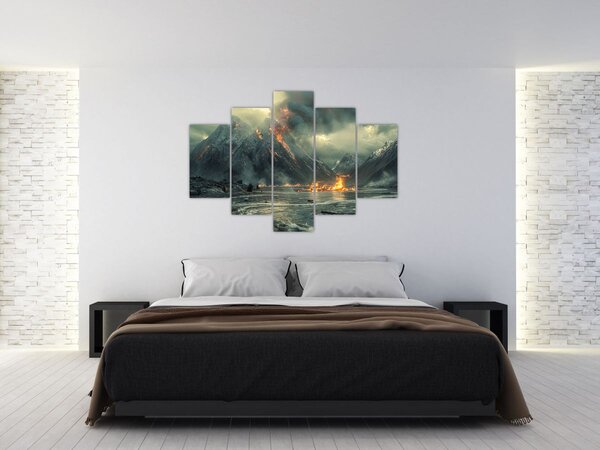 Kép - Vulkánkitörés (150x105 cm)