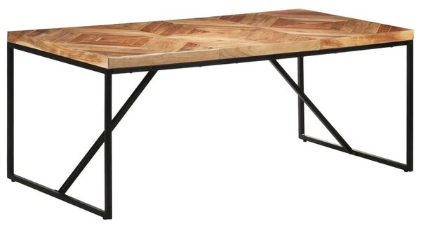 VidaXL Akácfa-Mangófa Étkezőasztal - 180x90 cm