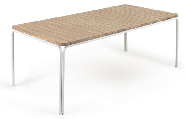 Kerti étkezőasztal akácfa asztallappal Kave Home Cailin, 160 x 90 cm, 160 x 90 cm