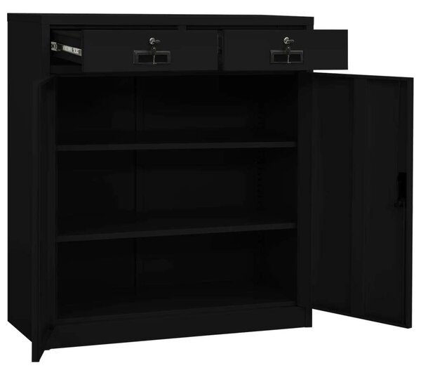 VidaXL Acél Irodai Szekrény - 90x40x102 cm