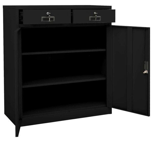 VidaXL Acél Irodai Szekrény - 90x40x102 cm