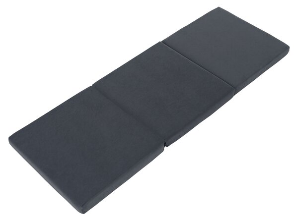 KONDELA Összehajtható matrac, hab, 65x180, szürke, LEVI 65