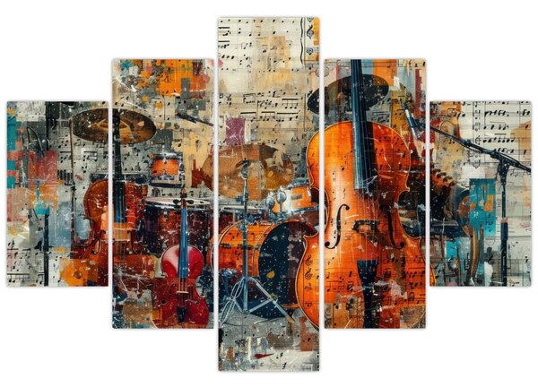 Kép - Hangszerek (150x105 cm)