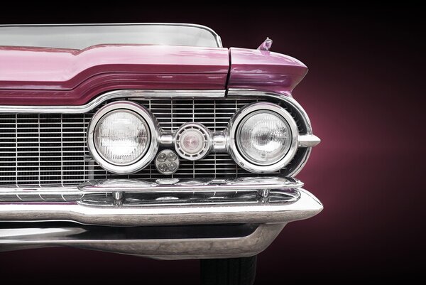 Művészeti fotózás US classic car 1959 Super 88, Beate Gube, (40 x 40 cm)