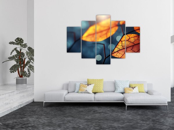 Kép - A levelek textúrája (150x105 cm)
