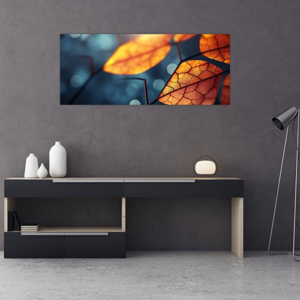 Kép - A levelek textúrája (120x50 cm)