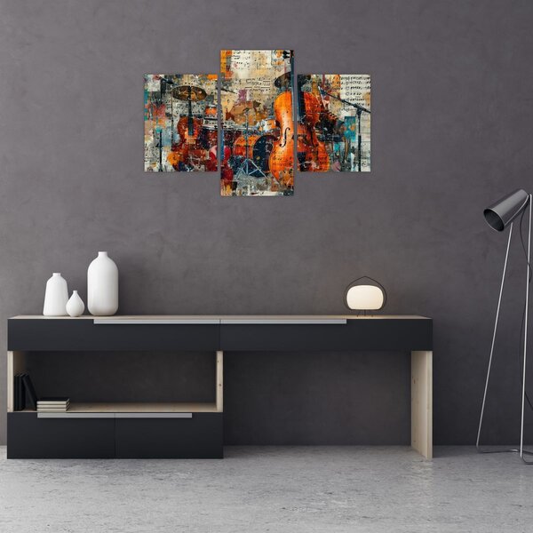 Kép - Hangszerek (90x60 cm)