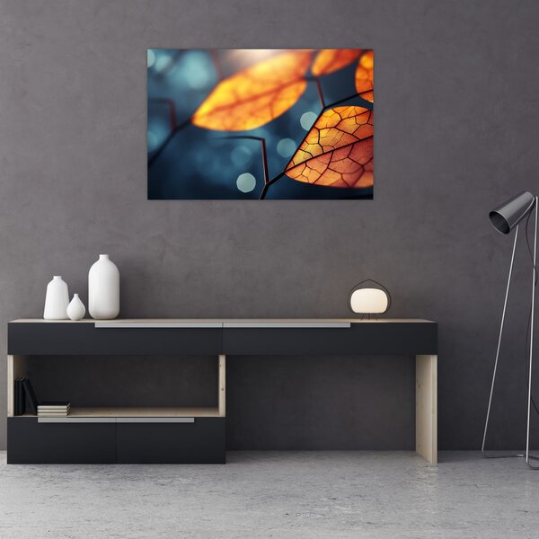 Kép - A levelek textúrája (90x60 cm)
