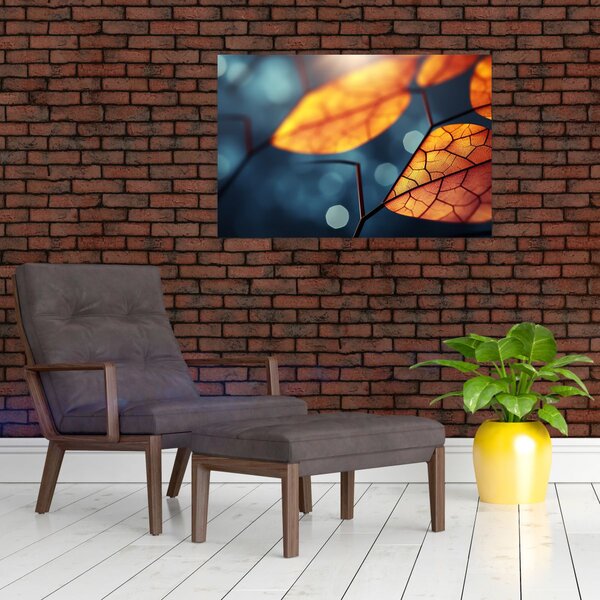 Kép - A levelek textúrája (90x60 cm)