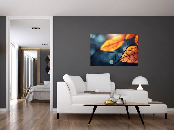 Kép - A levelek textúrája (90x60 cm)