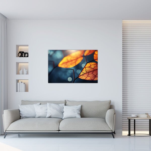 Kép - A levelek textúrája (90x60 cm)