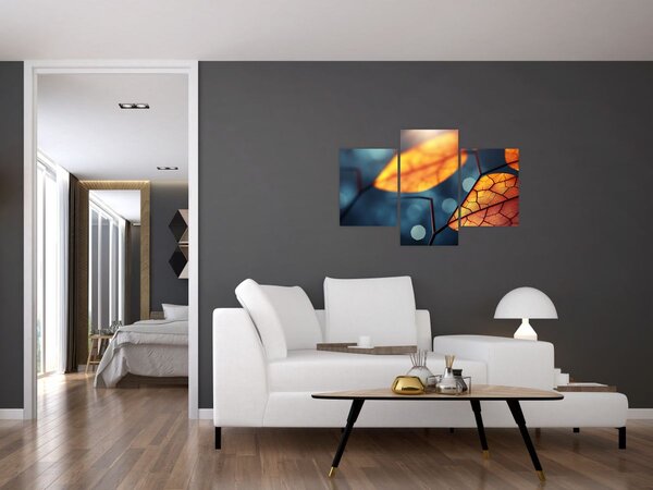 Kép - A levelek textúrája (90x60 cm)