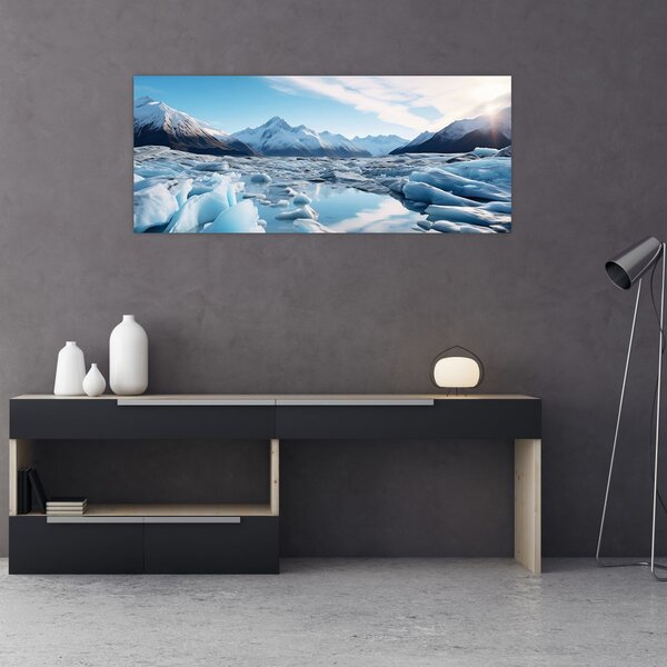 Kép - Gleccser képződmények (120x50 cm)