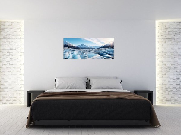 Kép - Gleccser képződmények (120x50 cm)