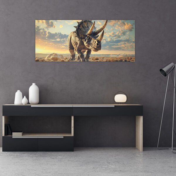 Kép - Triceratops (120x50 cm)