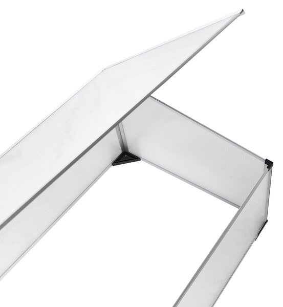 Kerti üvegház CARFIZZI 100 cm 60 cm Ezüst