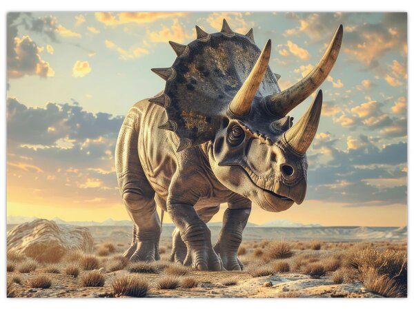 Kép - Triceratops (70x50 cm)