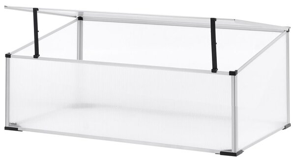 Kerti üvegház CARFIZZI 100 cm 60 cm Ezüst