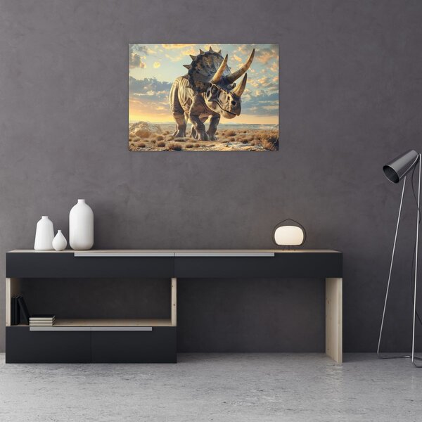 Kép - Triceratops (70x50 cm)