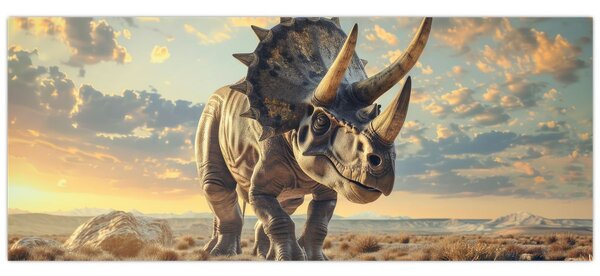 Kép - Triceratops (120x50 cm)