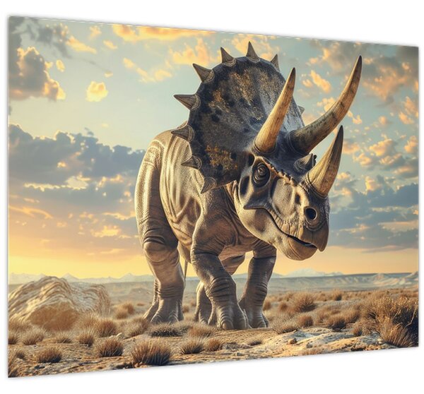 Kép - Triceratops (70x50 cm)