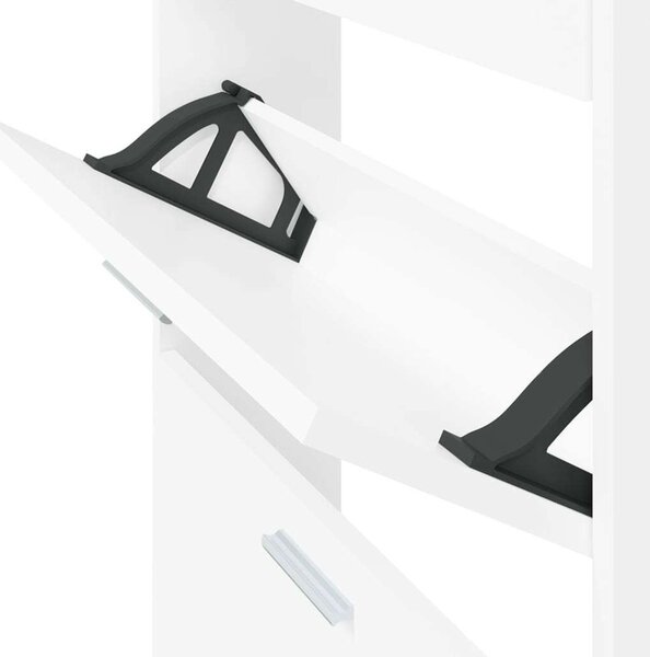 VidaXL Cipősszekrény - Fehér - 4 Fiók - 150cm