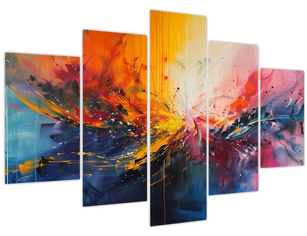 Kép - Színes absztrakció (150x105 cm)