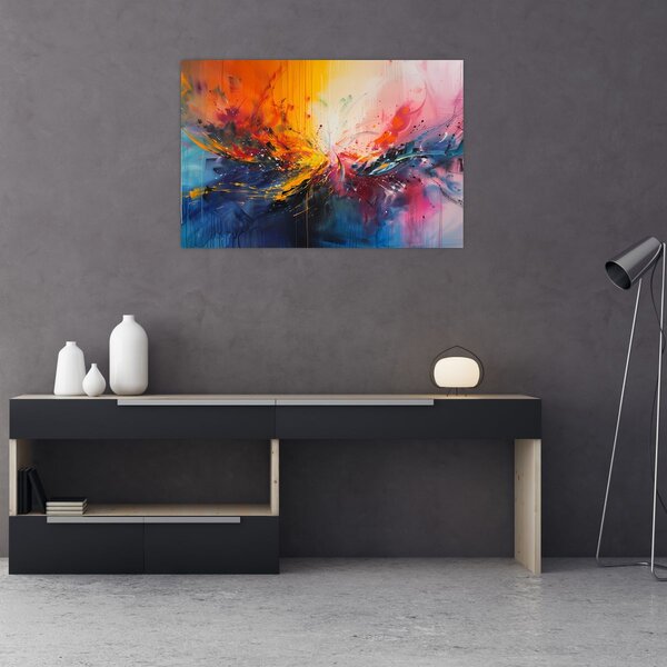 Kép - Színes absztrakció (90x60 cm)