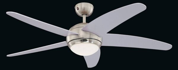 Westinghouse Bendan mennyezeti ventilátor világítással, ezüst, Alu / szürke / cink, Nappali / Étkező, Fa, Modern