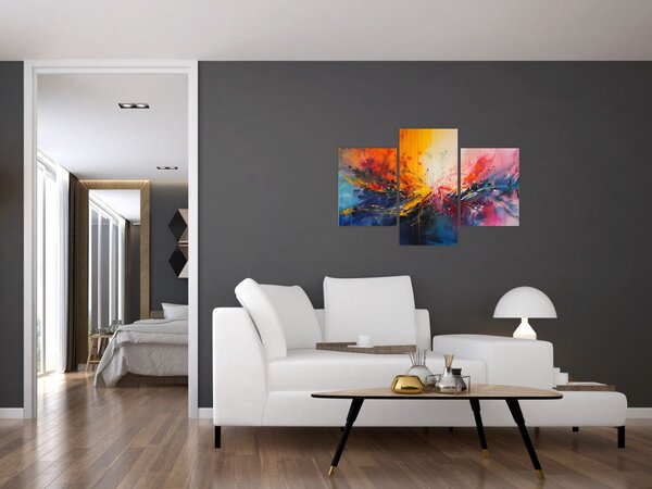 Kép - Színes absztrakció (90x60 cm)