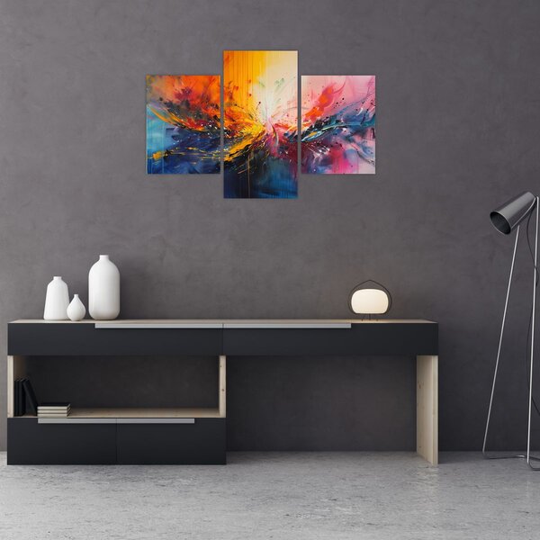 Kép - Színes absztrakció (90x60 cm)