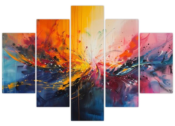 Kép - Színes absztrakció (150x105 cm)