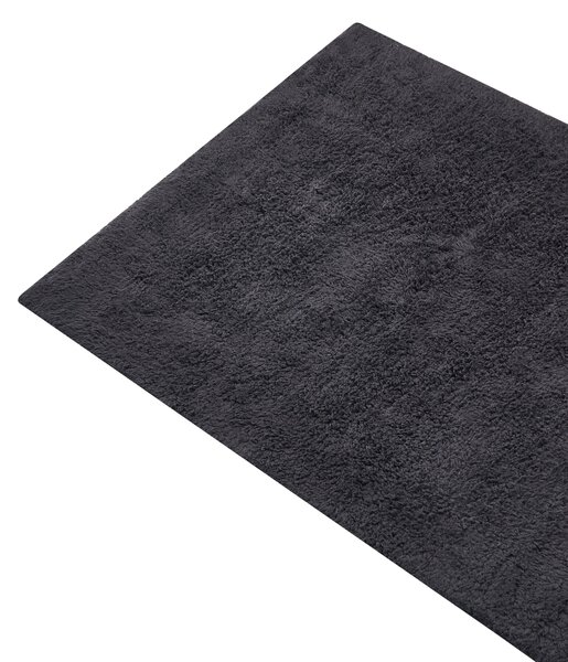 Fürdőszobaszőnyeg GOELA Fekete 60 x 90 cm Pamut