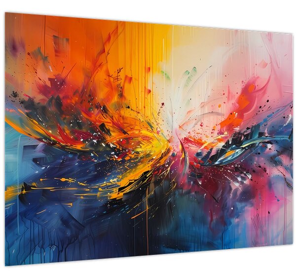 Kép - Színes absztrakció (70x50 cm)