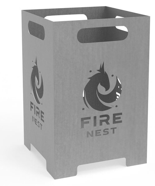 Kerti acél tűzrakóhely fészek alakú - Fire nest