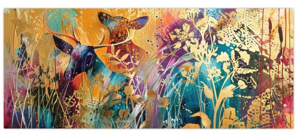Kép - Absztrakt festmény a természetről (120x50 cm)