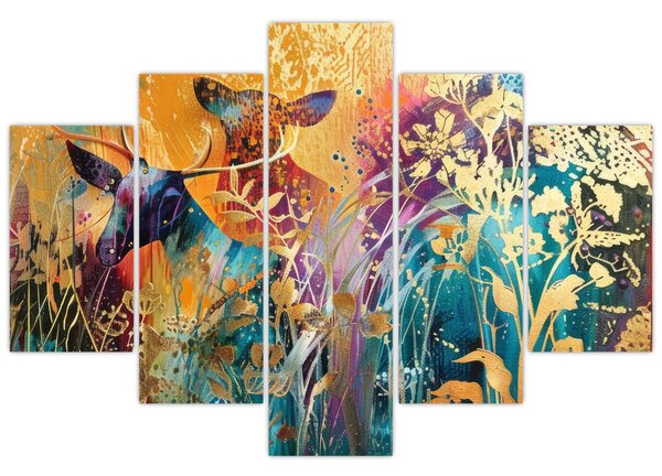 Kép - Absztrakt festmény a természetről (150x105 cm)