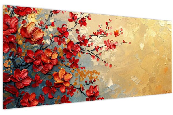 Kép - Virágzó fa (120x50 cm)