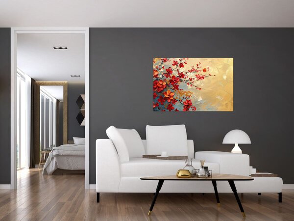 Kép - Virágzó fa (90x60 cm)