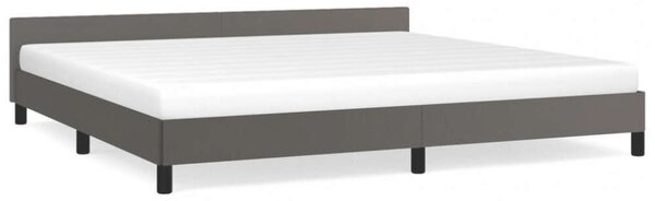 VidaXL Ágykeret - Műbőr - Fejtámlás - 200x200 cm