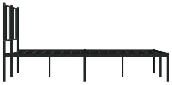 VidaXL Fém Ágykeret Fejtámlával - 150x200 cm