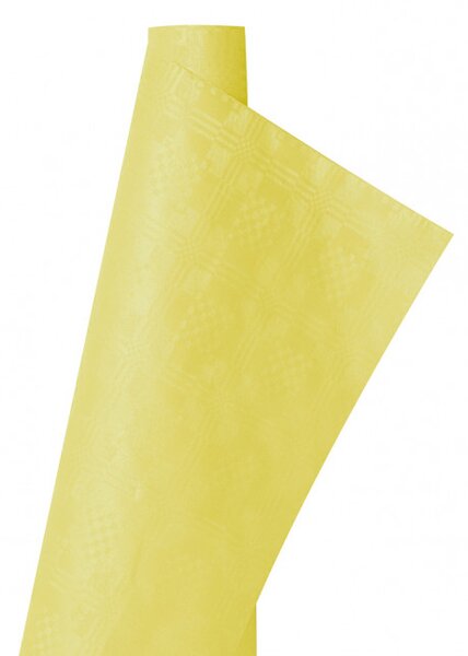 Infibra asztalterítő damask 1 rétegű 1,2x7m sárga