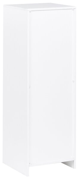 Háromszintes könyvespolc ZEHNA 117 cm Fehér
