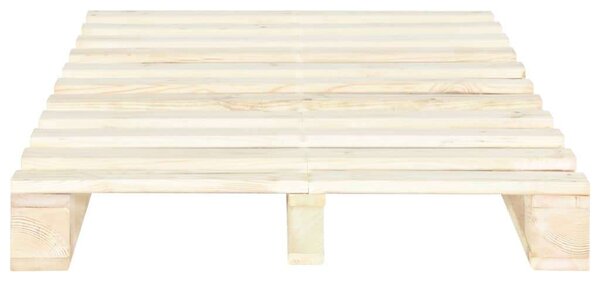 VidaXL Raklapágy - Fenyőfa - 120x200 cm